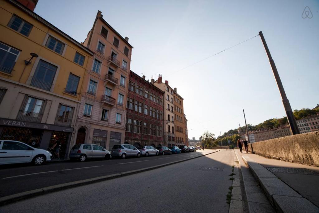 Ferienwohnung Vieux Lyon Avec Vue Sur La Saone Ail Exterior foto